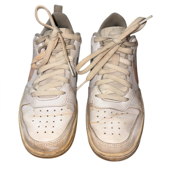 Nike Court Borough Low 2 GS White Pink Gray Youth 4Y / Women’s 5.5 - Picture 2 of 4